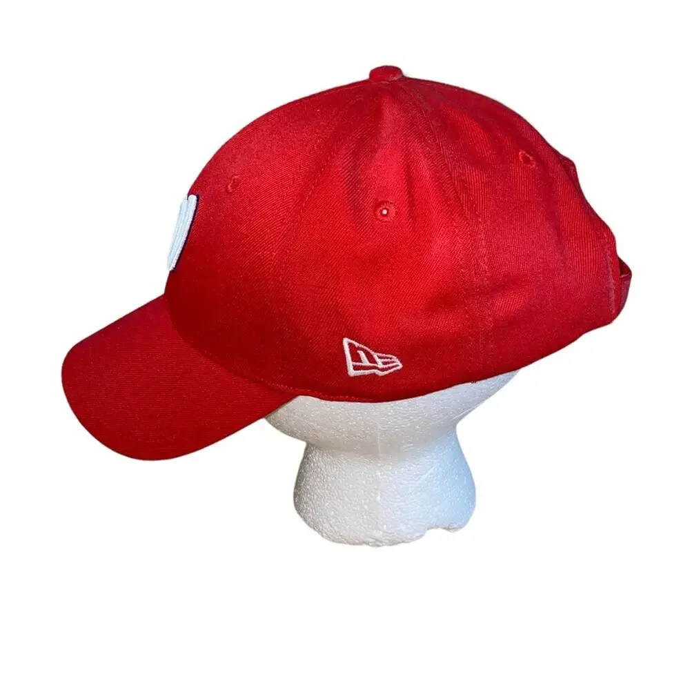 New Era Washington Nationals Red Adjustable MLB Baseball Cap One Size Signed